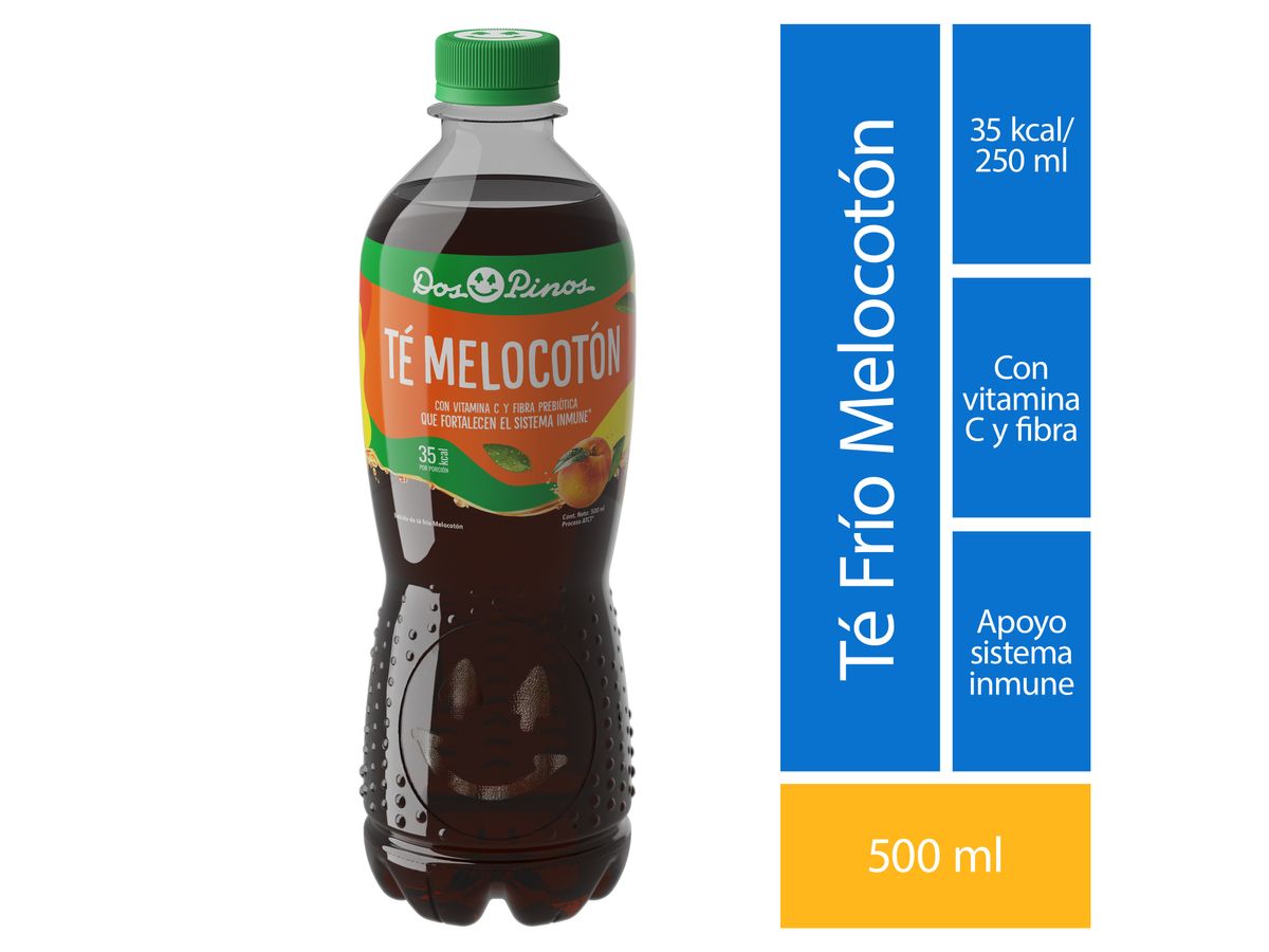 Té Dos Pinos, Melocotón -500ml