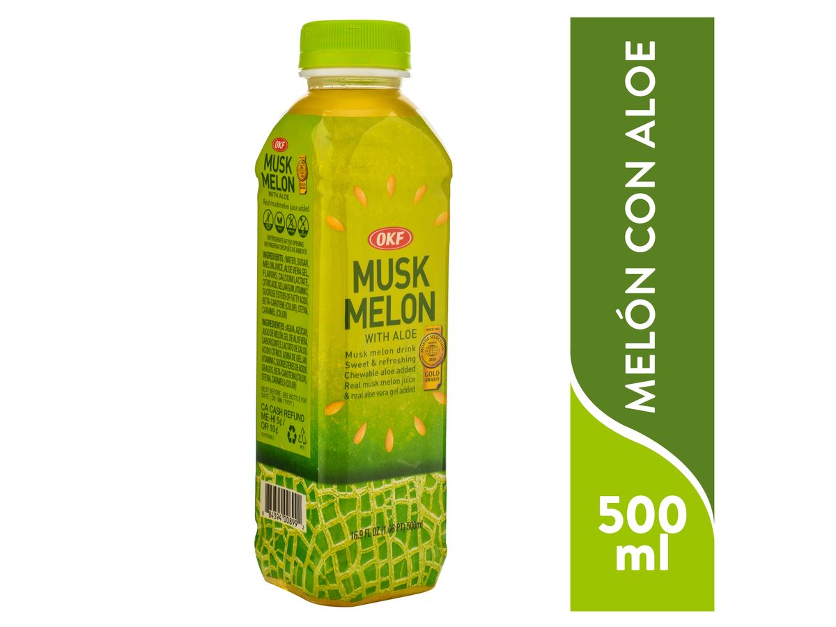 Bebida OKF Musk Melón Con Aloe -500ml