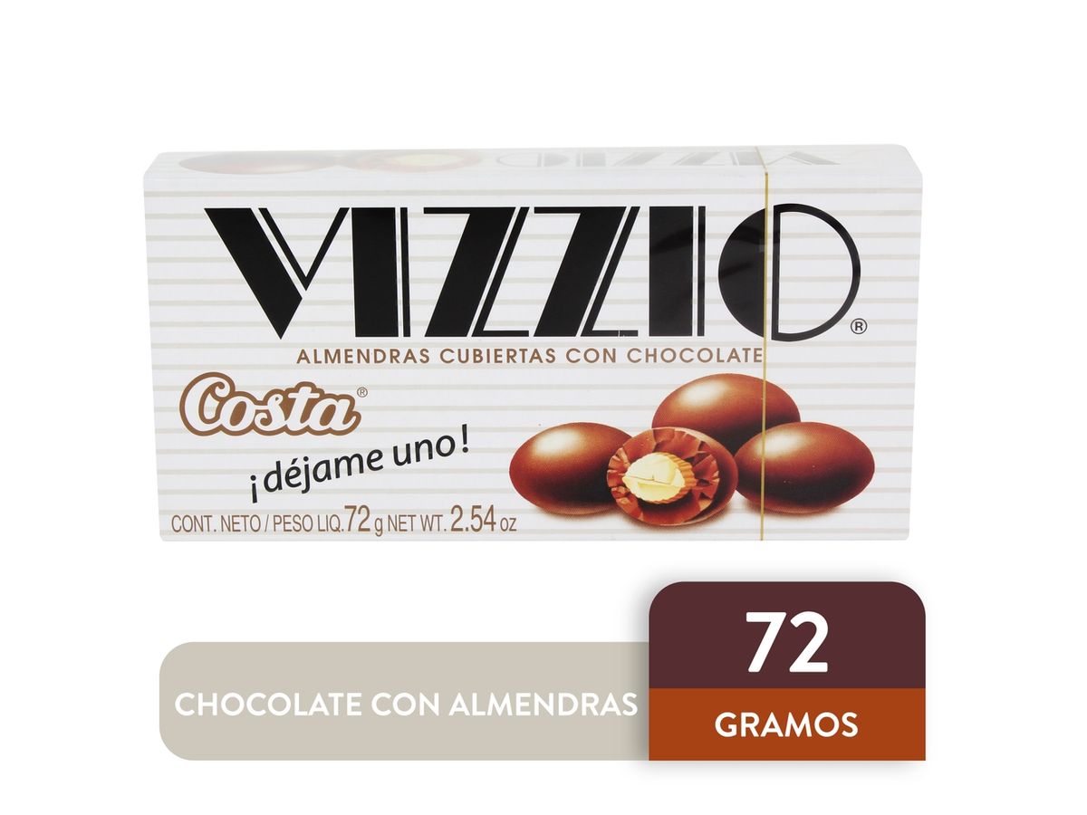 Chocolate Vizzio Costa Con Almendras - 72 g