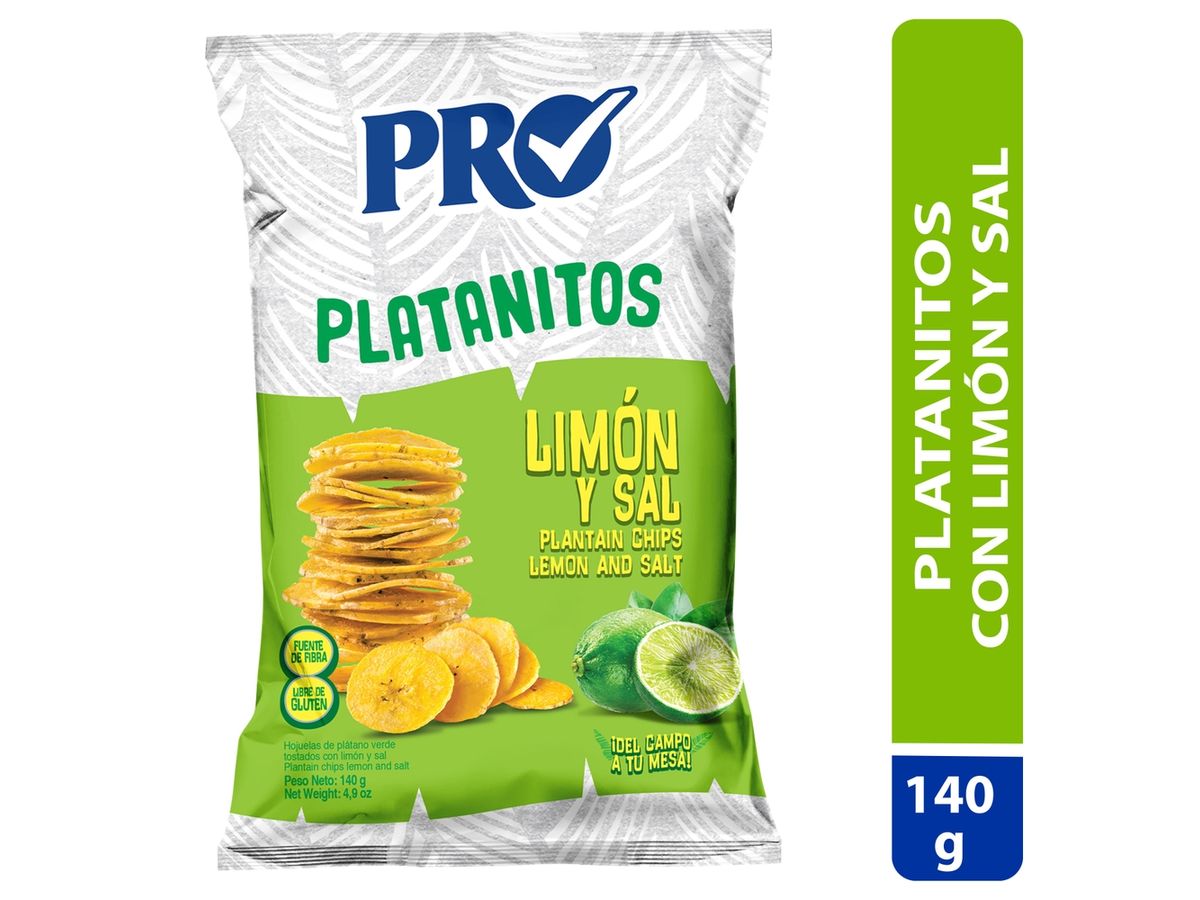 Plátano PRO con limón -140 g