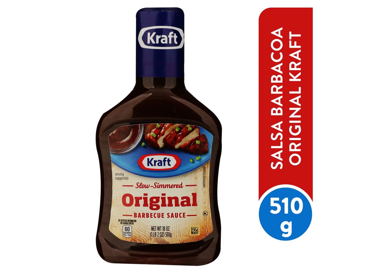 Salsa barbacoa Kraft original cocida a fuego lento - 510 g