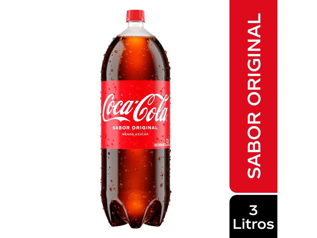 Gaseosa Coca Cola regular - 3 L
