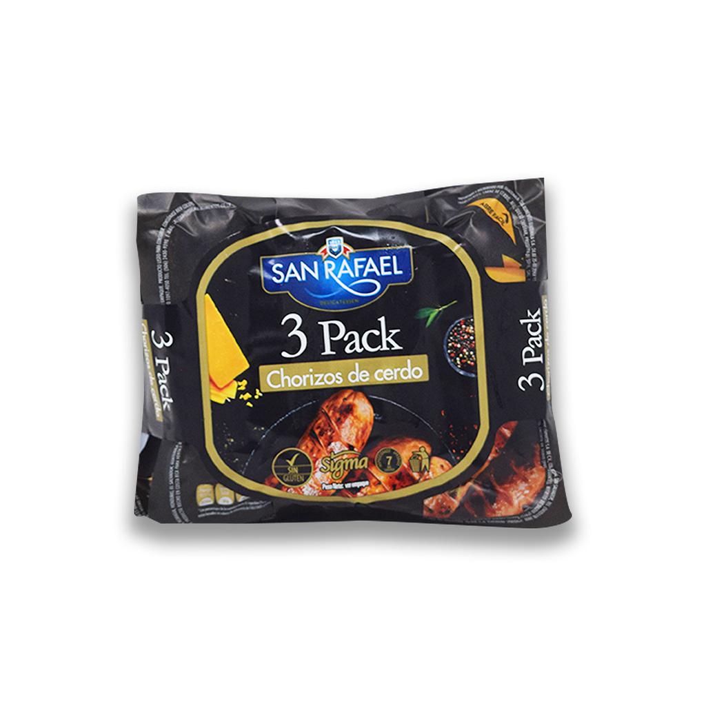 San Rafael Chorizos 3 Unidades / 300 g / 10.58 oz