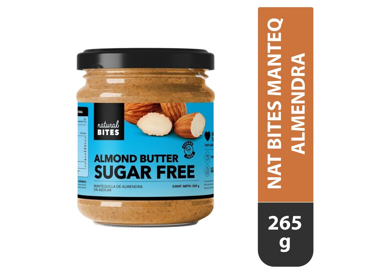 Mantequilla Almendra Natural Bites - 265 g