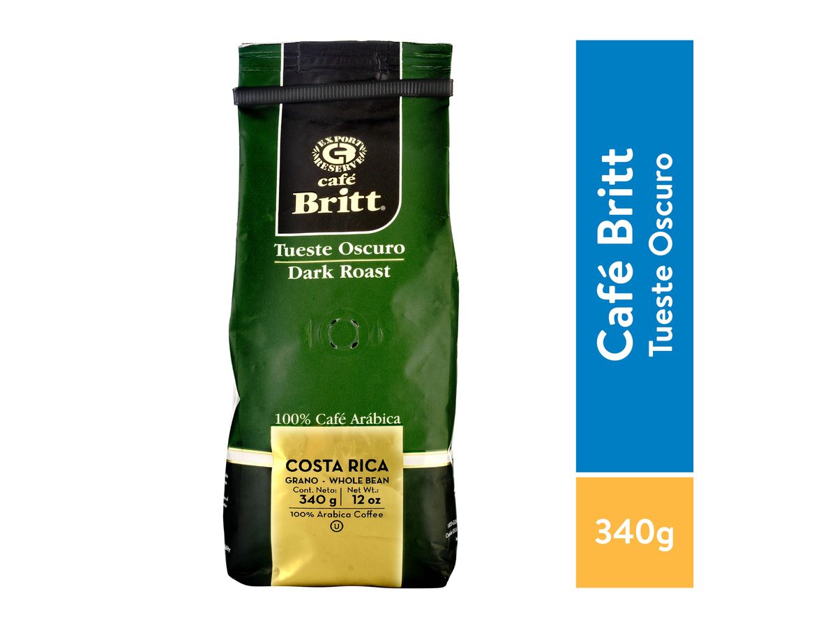 Café Britt Gourmet Grano Oscuro - 340 g