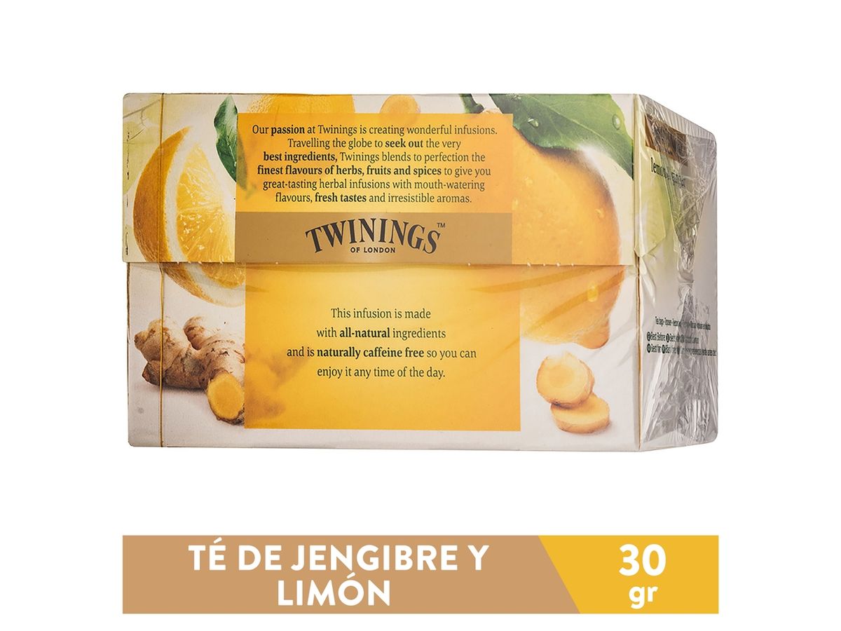 Té Twinings Limón Jengibre -30 g