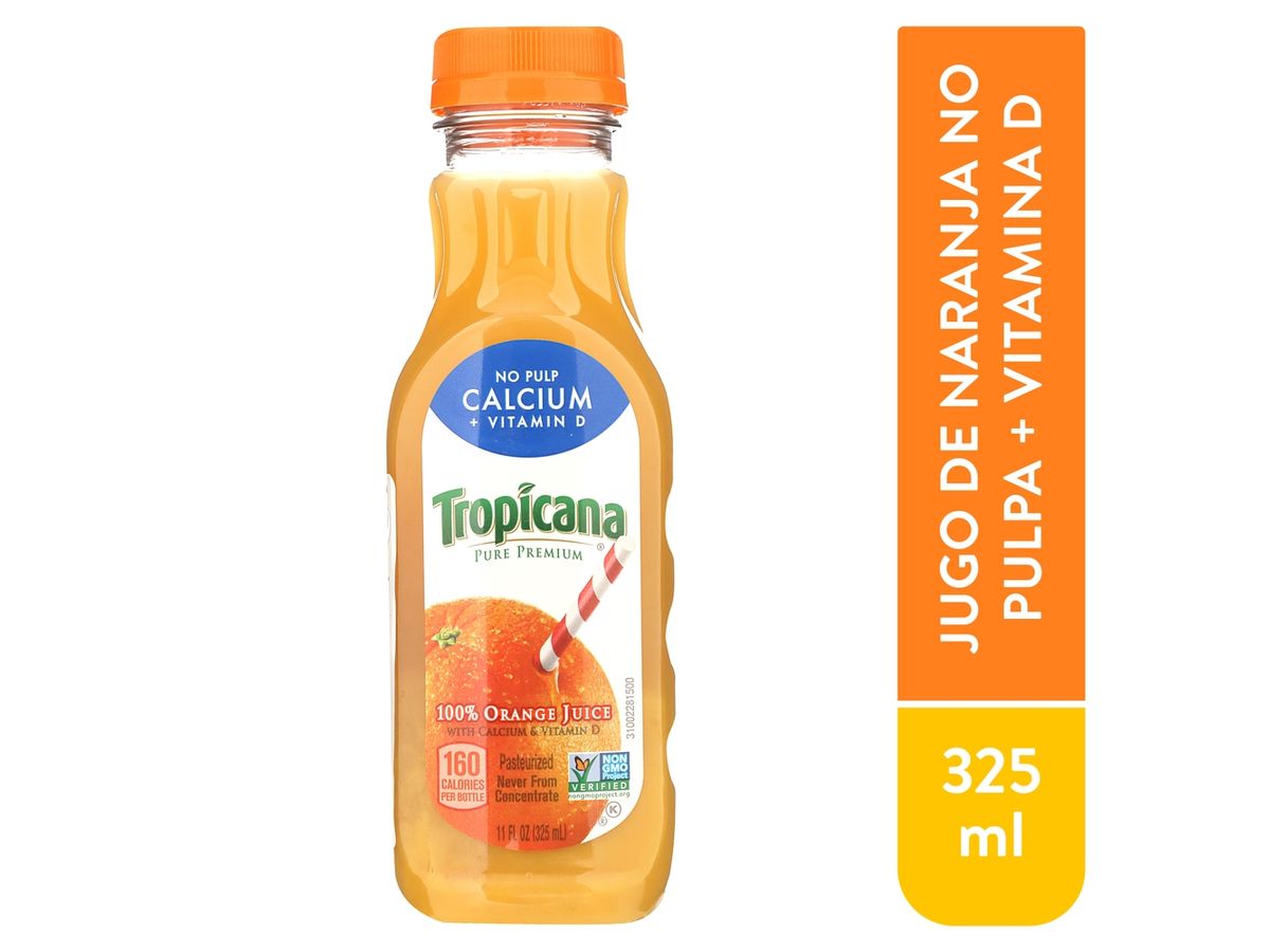 Jugodenaranjatropicana Con Calcio 325 Ml