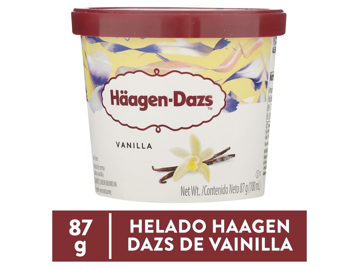 Helado Häagen Dazs de vainilla - 87 g