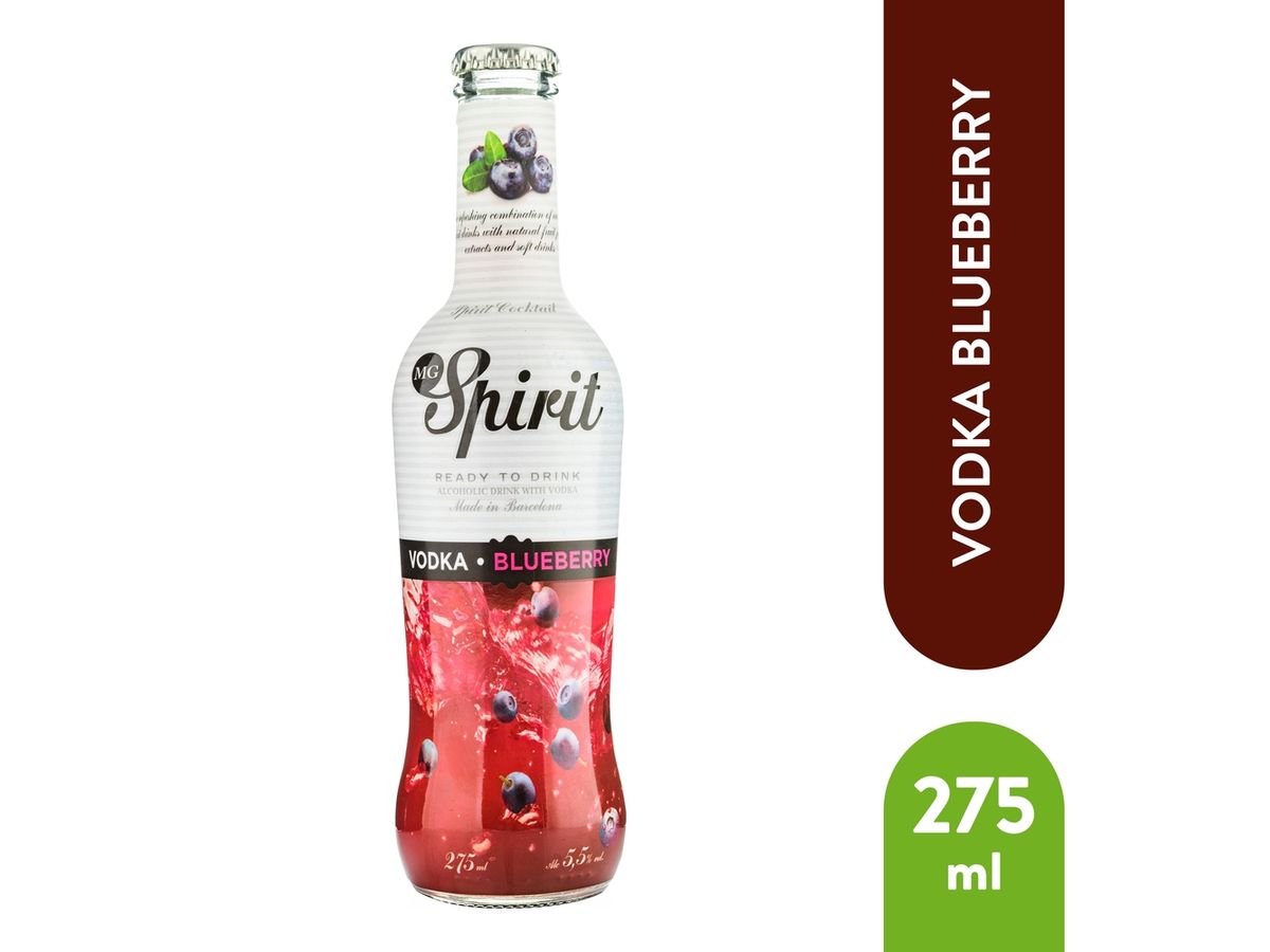 Bebida alcohólica Spirit con vodka sabor arándano con 5.5% vol - 275 ml
