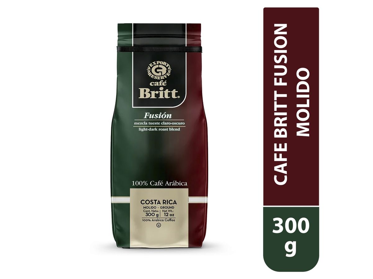 Cafe Britt Fusion Molido 300 Gr