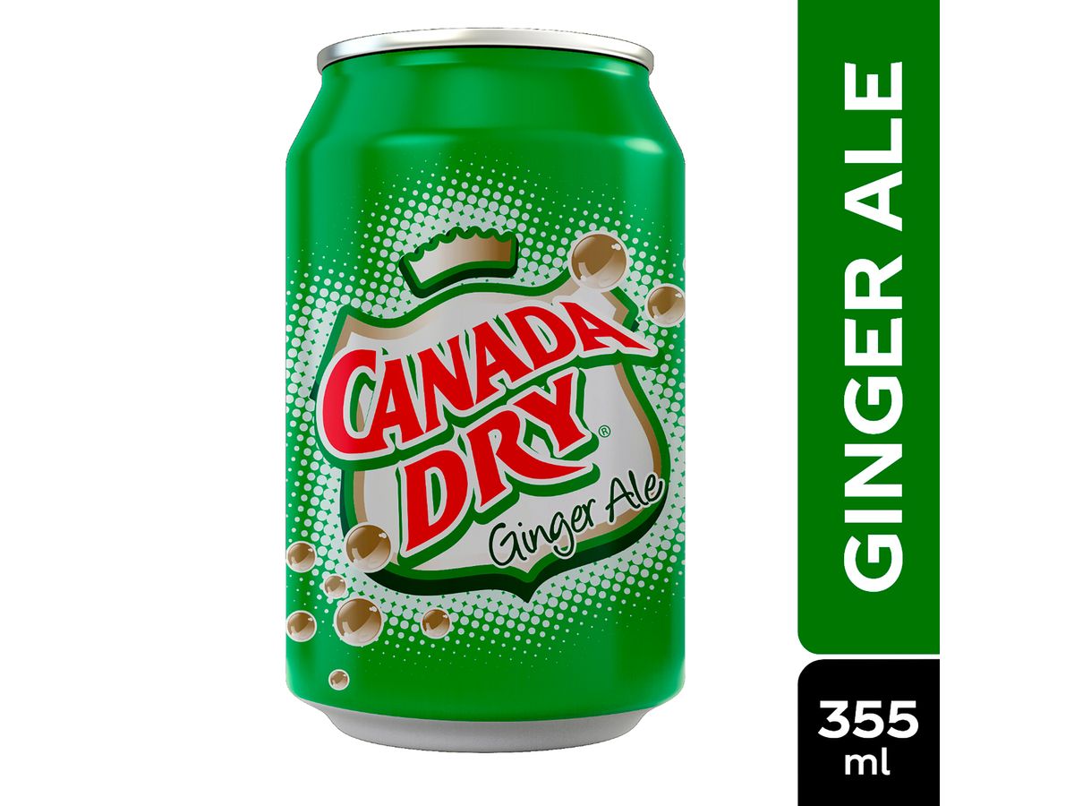 Refresco Canada Dry ginger ale sabor natural lata - 355 ml