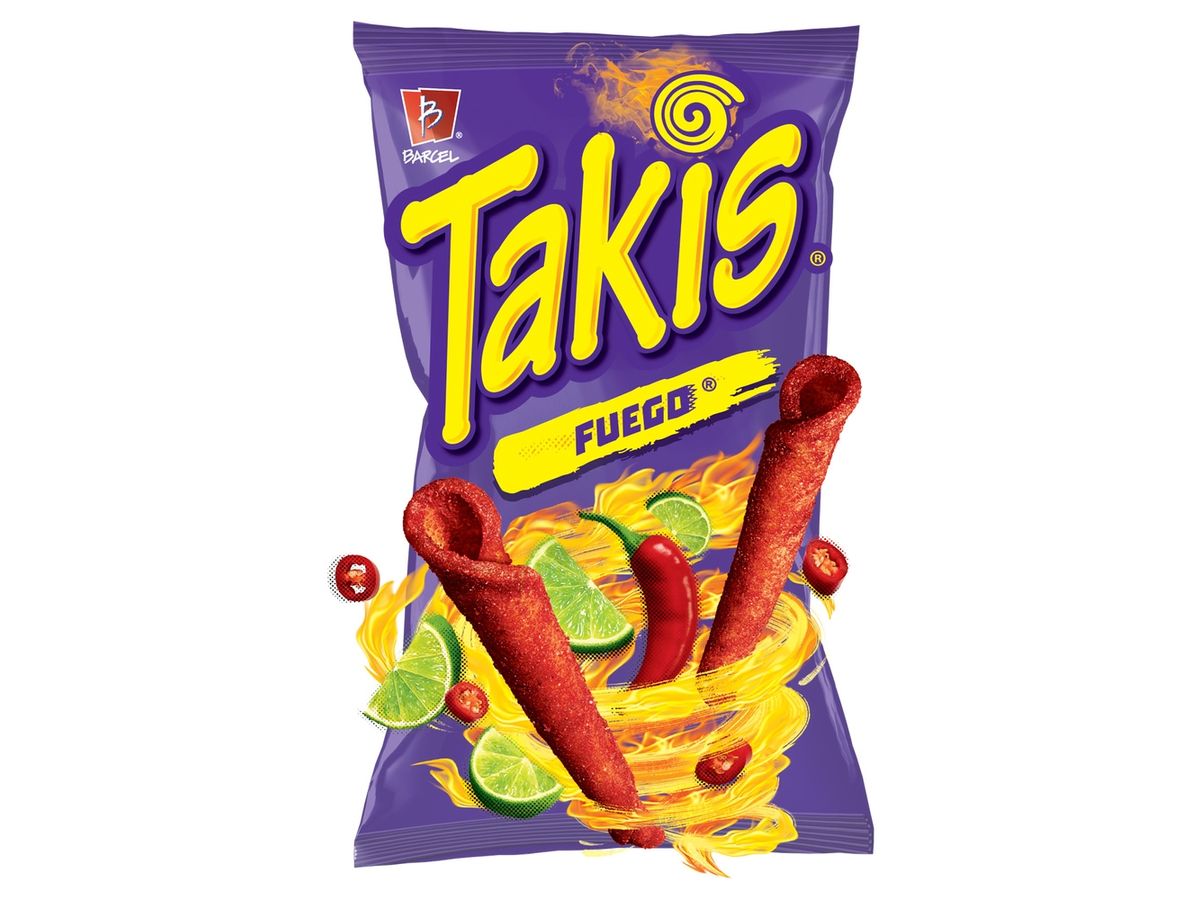 Snack Barcel takis fuego sabor intenso y picante - 190 g