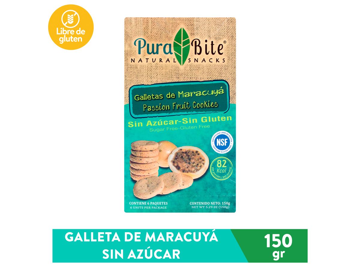Galleta Esa dulce maracuyá sin gluten - 135 g