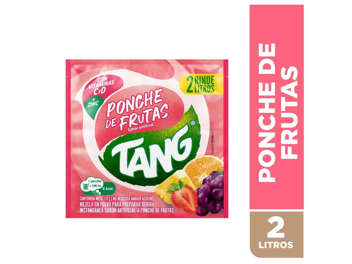 Bebida en polvo Tang de ponche de frutas - 13 g