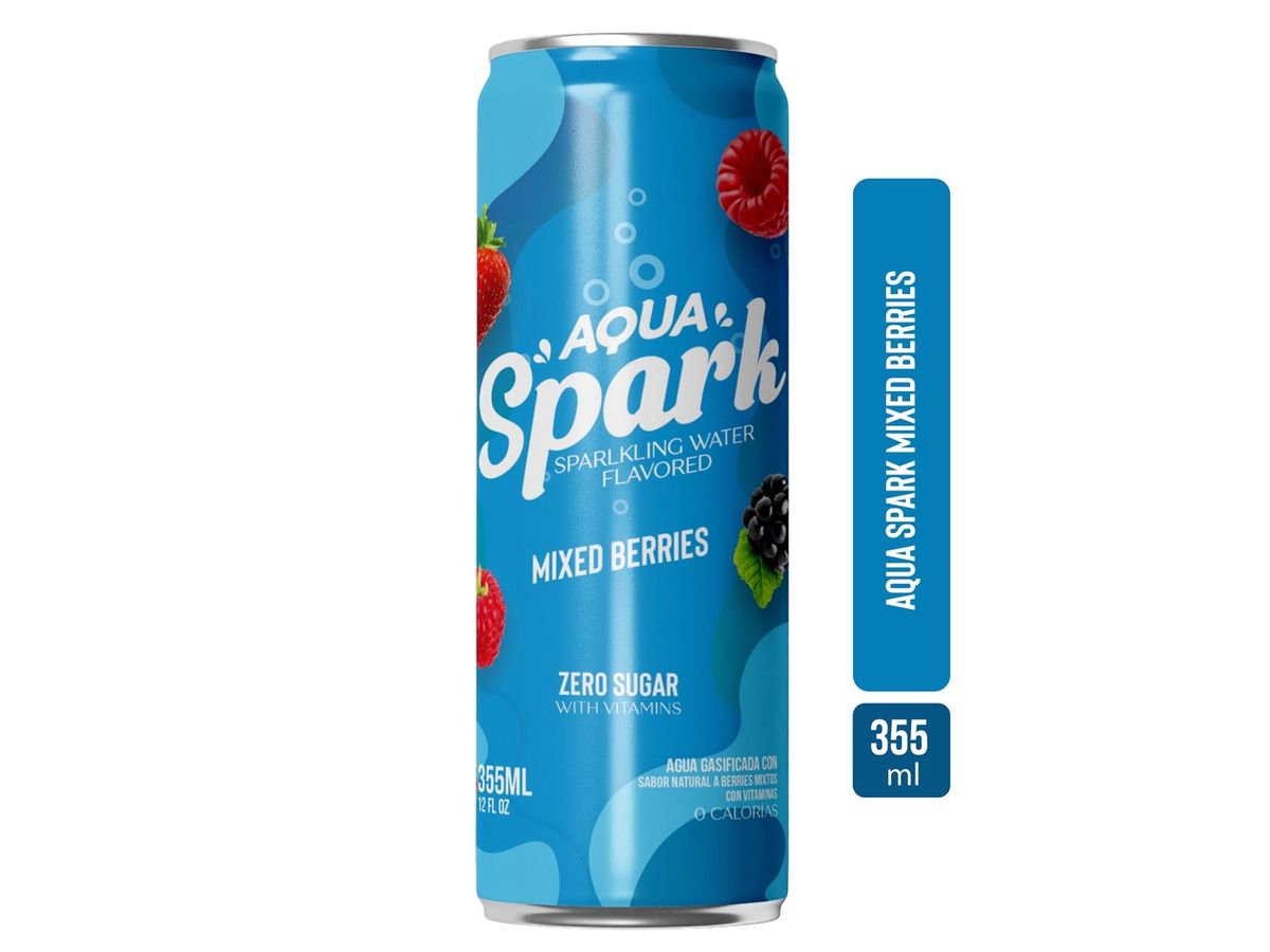 Agua Gasificada Aqua Spark Mixed Berries - 355ml