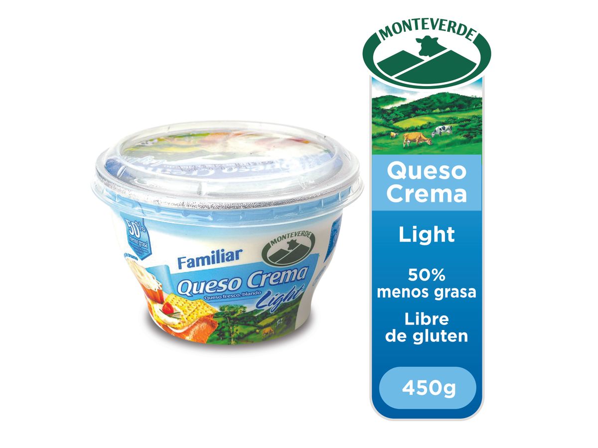 Queso crema Monteverde light - 450 g