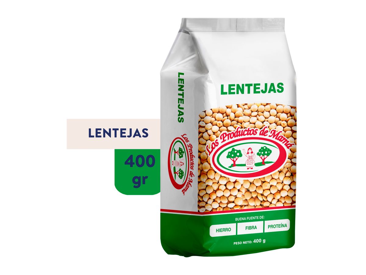 Lentejas Los Producto De Mamá empacado - 400 g