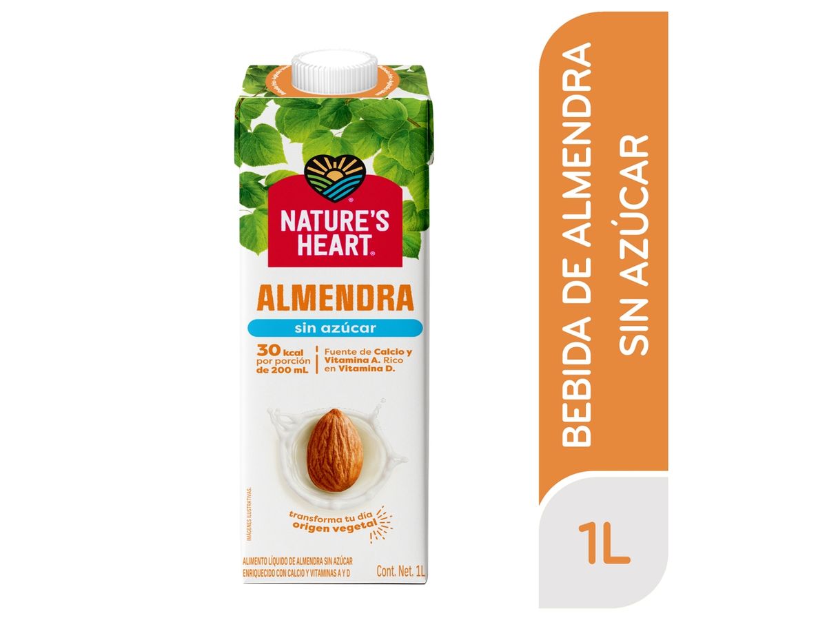 Bebida de Almendras Nature's Heart Sin Azúcar - 1 L