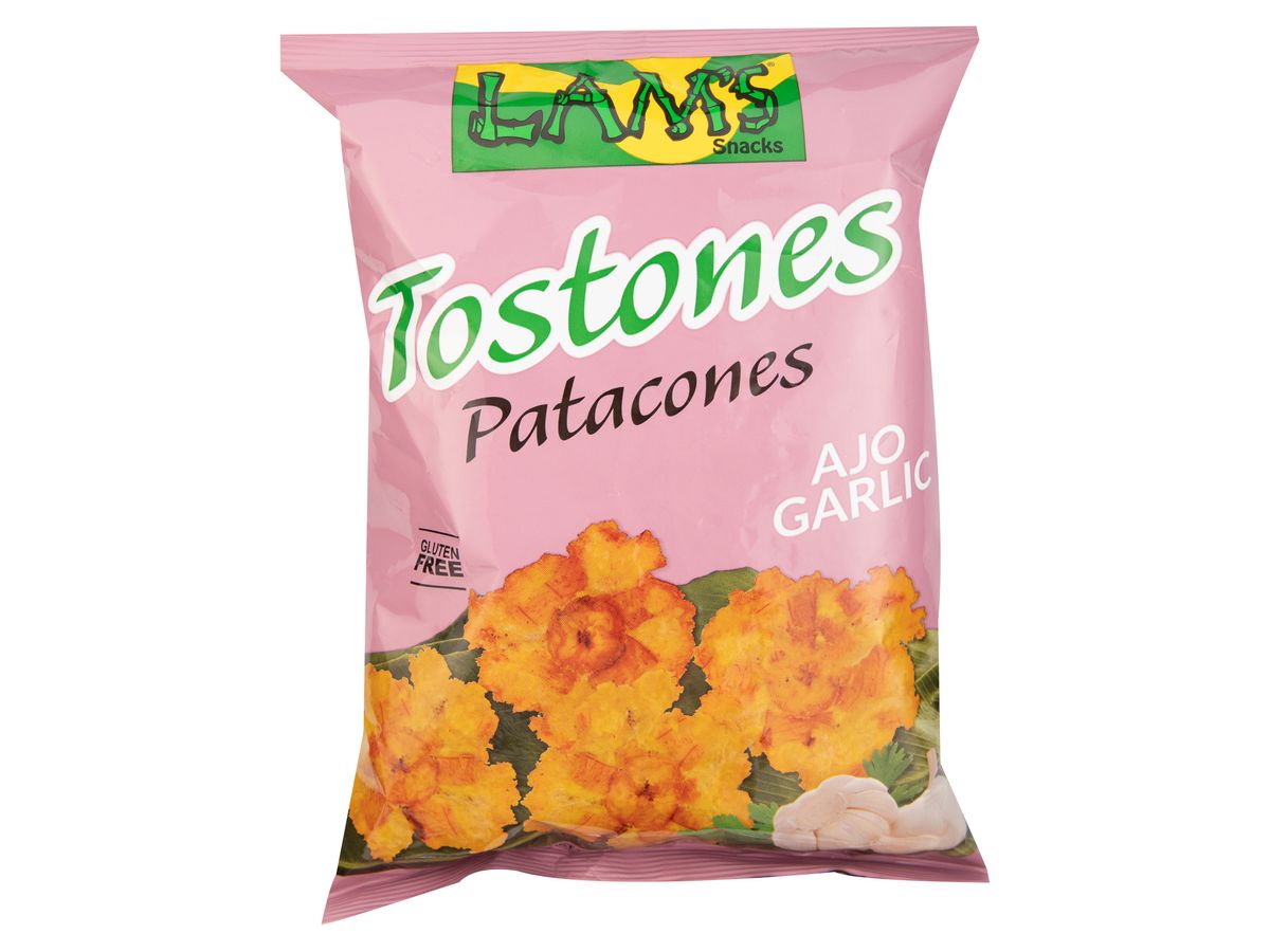 Snack Lam's tostones sabor ajo - 113 g