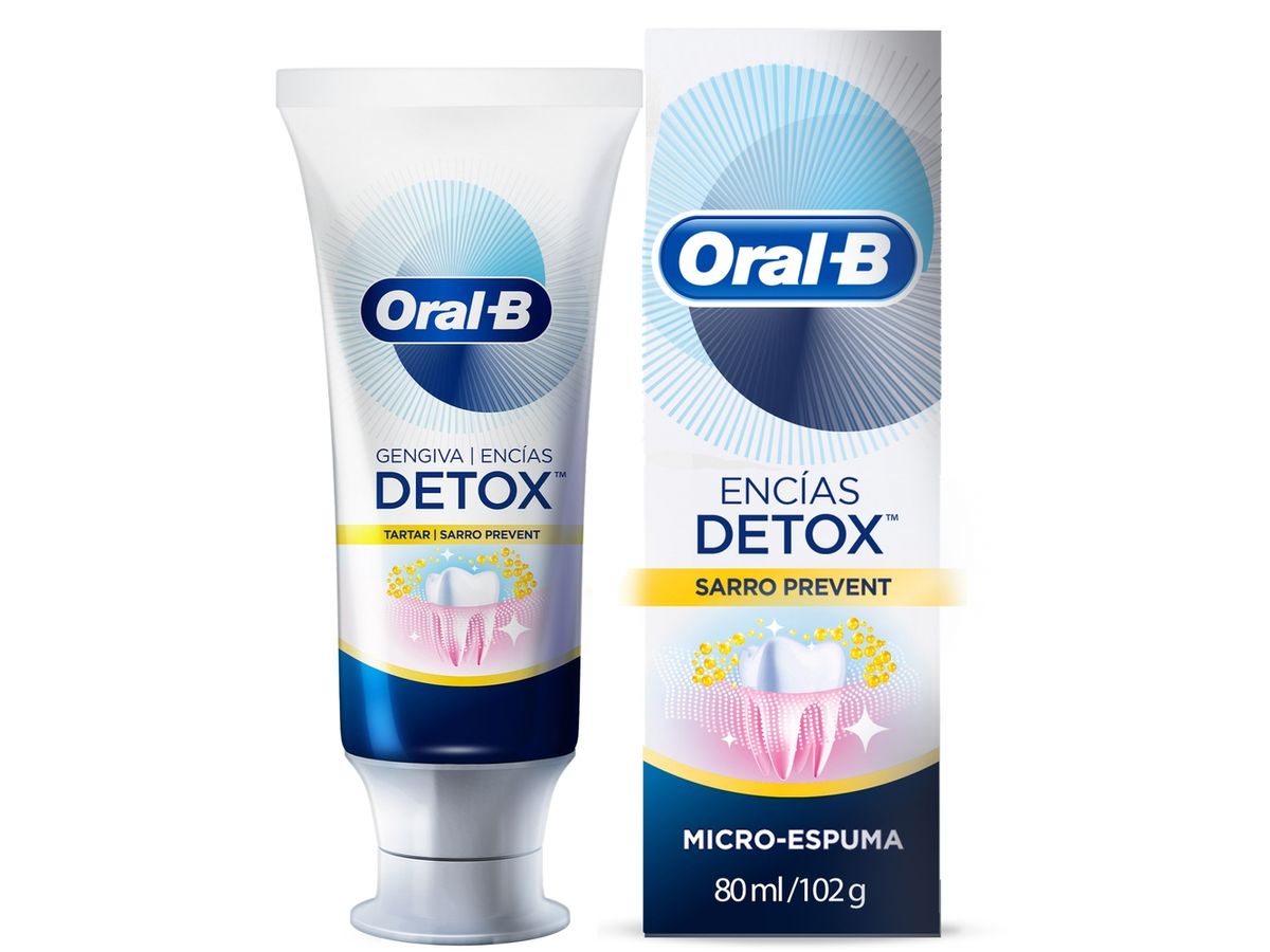 Pasta de Dientes Oral-B Encías Detox Sarro Prevent - 80 ml