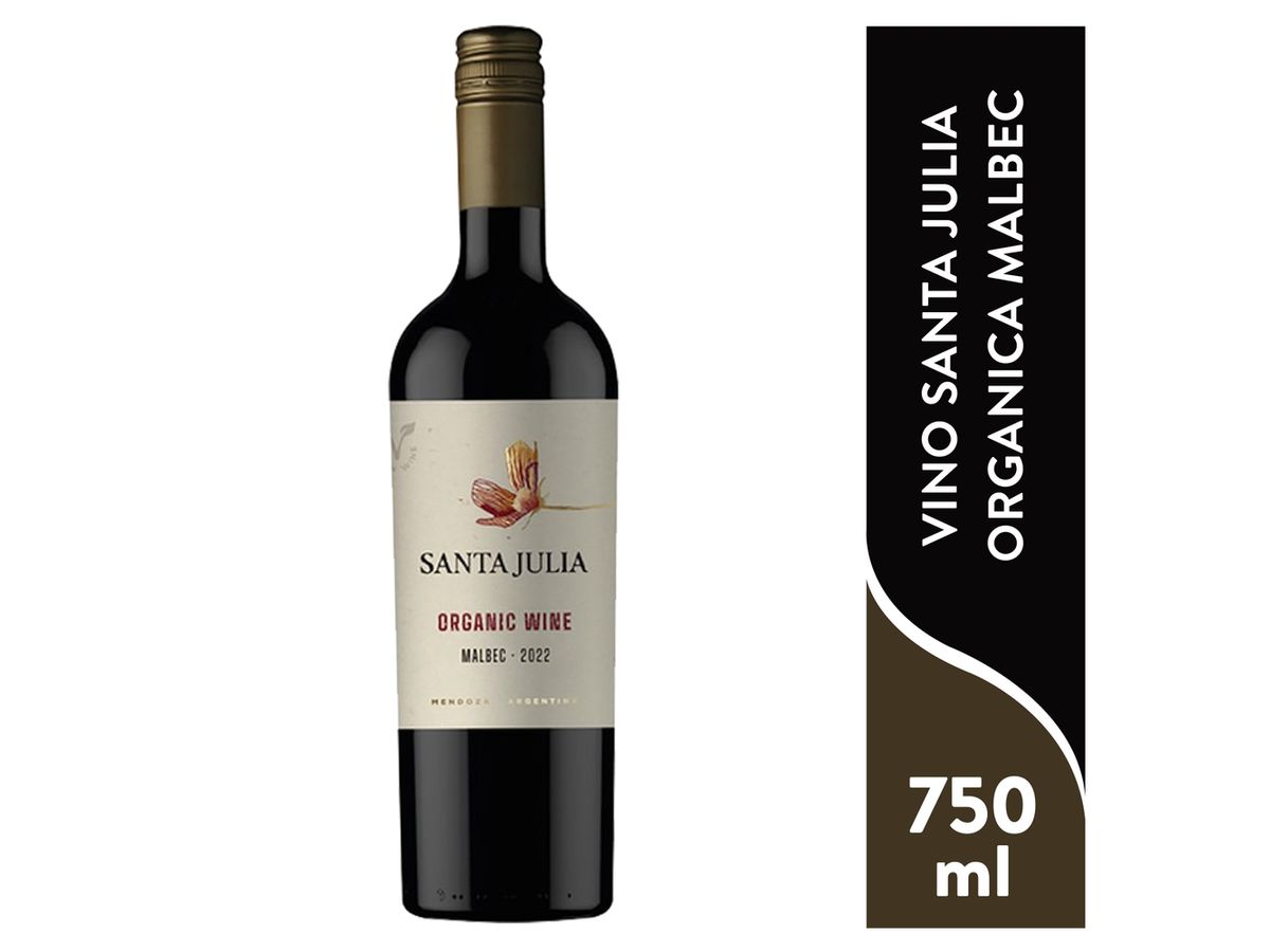Vino tinto Santa Julia Organic Malbec -750 ml