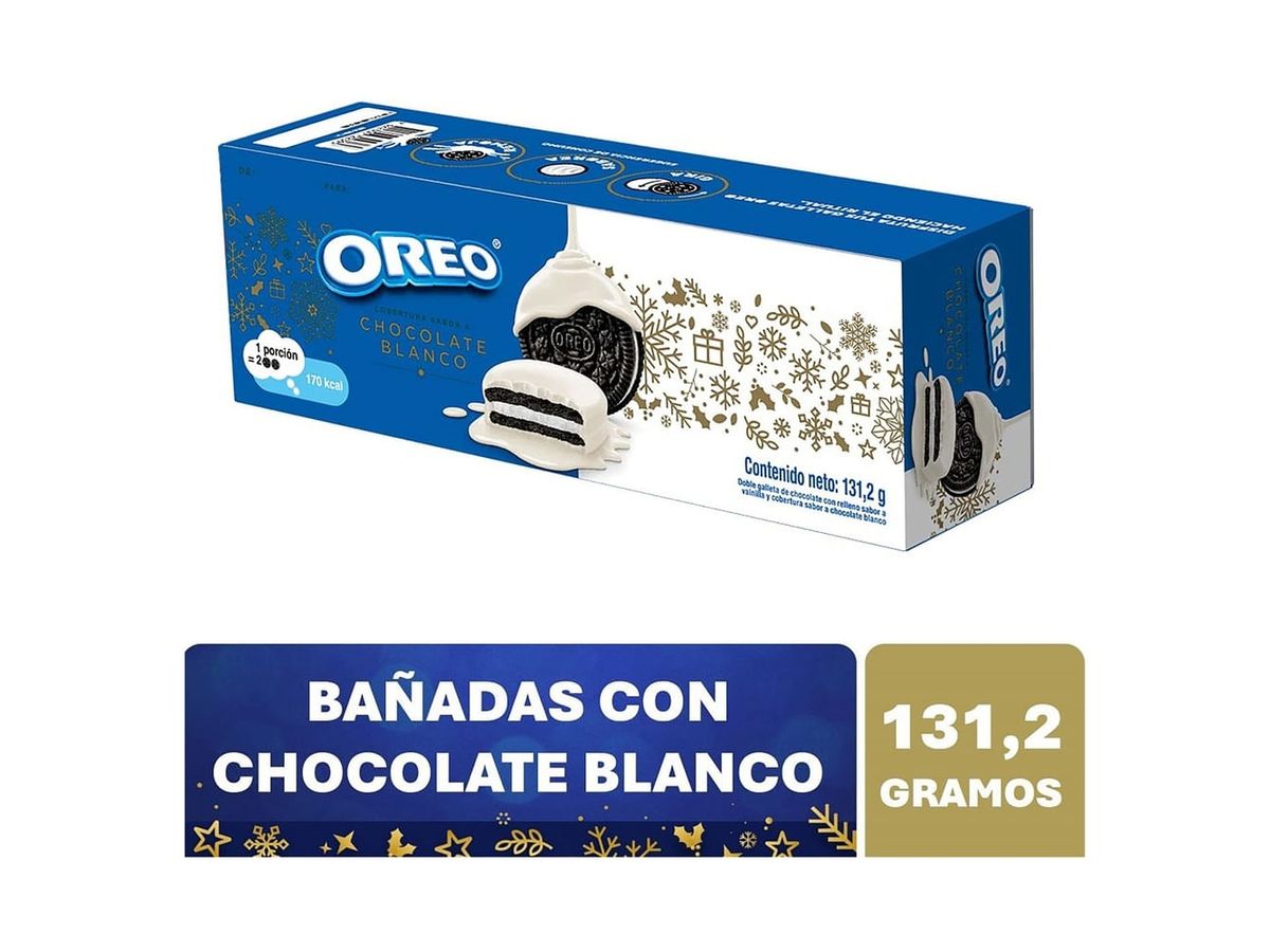 Galleta Oreo Con Cobertura De Chocolate Blanco - 131.2 g