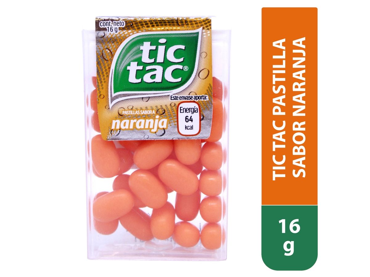Pastilla dulces Tic Tac sabor naranja - 16 g