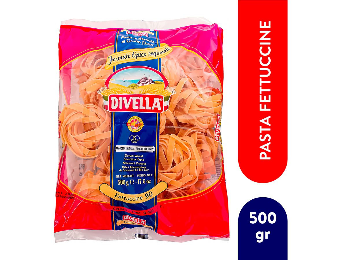 Pasta Divella tallarin Fettuccine no.90 - 500 g