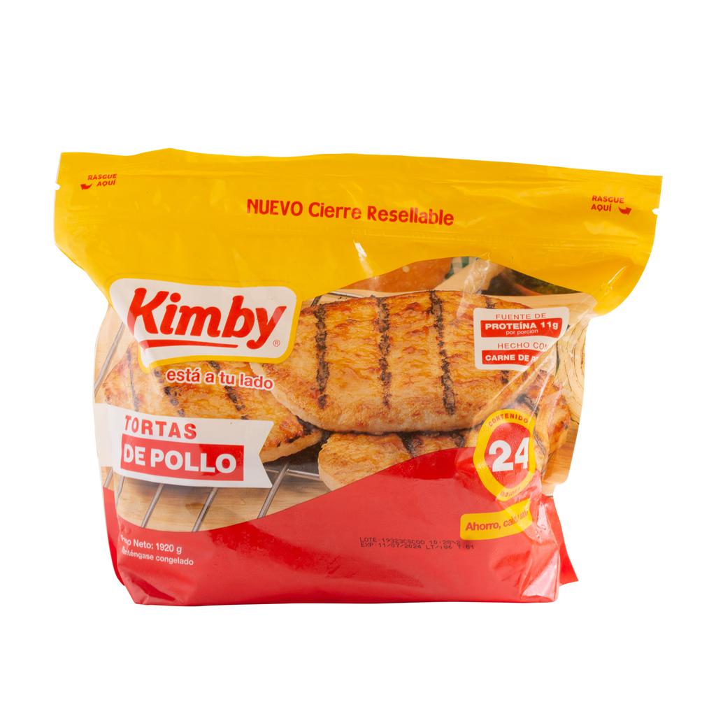 Kimby Tortas de Pollo 24 Unidades / 80 g / 2.8 oz