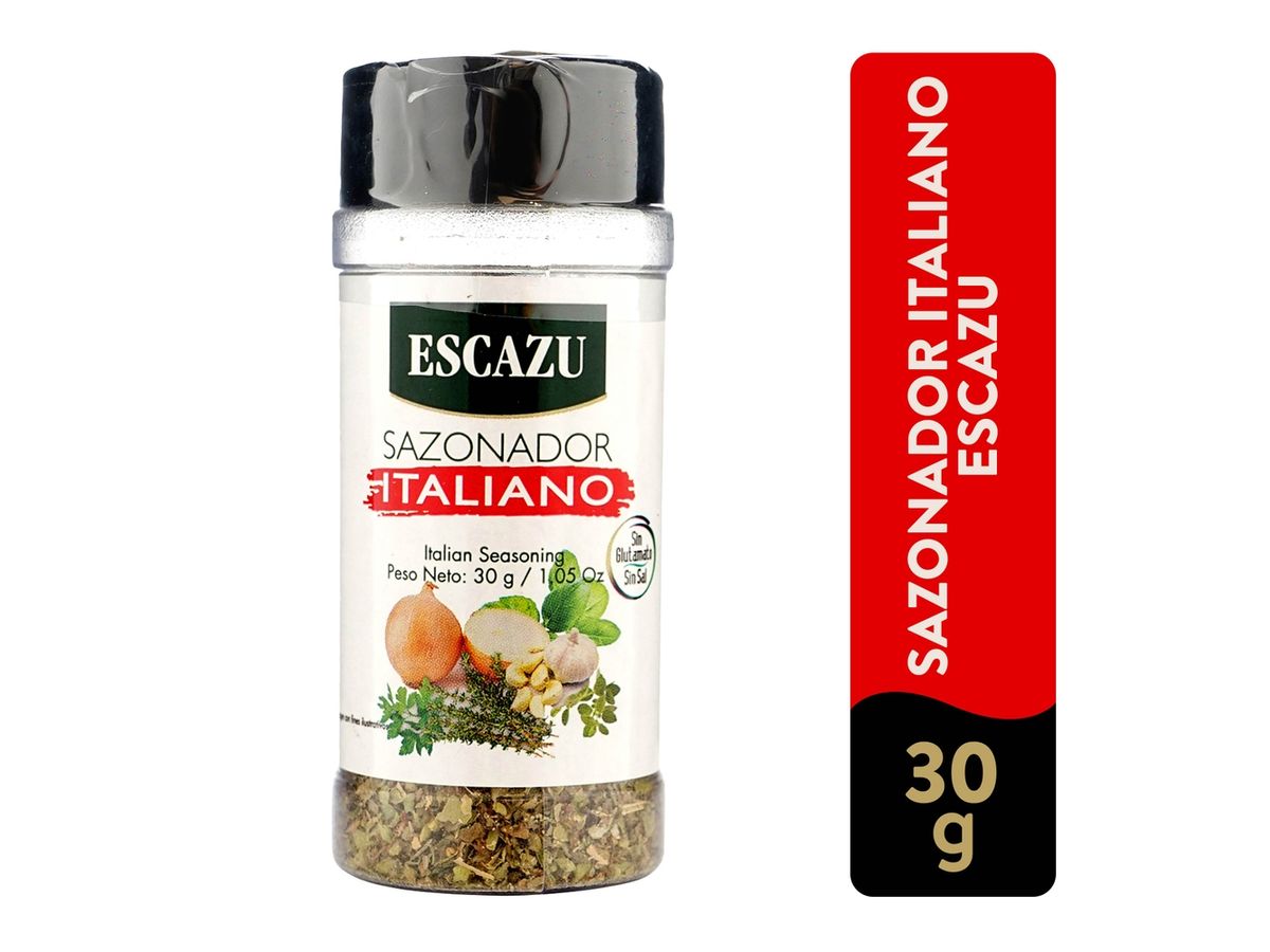 Sazonador Especias Escazú italiano sin sal - 30 g