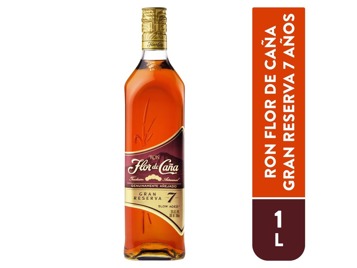 Ron Flor De Caña Gran Reserva 7 Años - 1000ml
