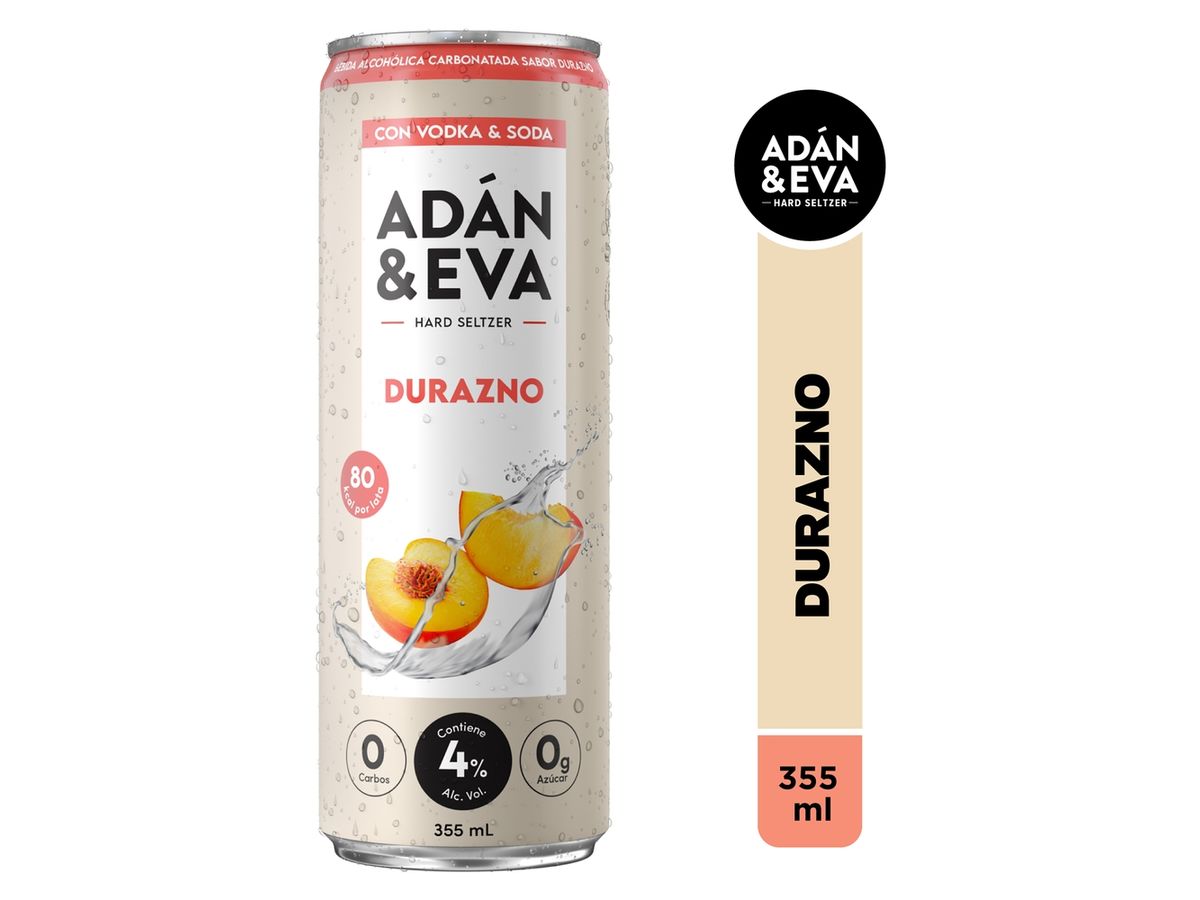 Bebida Adan Y Eva Durazno Con Vodka -350 ml