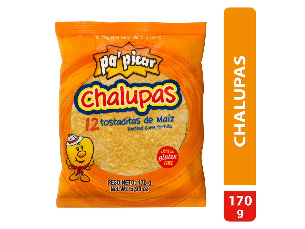 Tortillas pa'picar tostada chalupa - 170 g