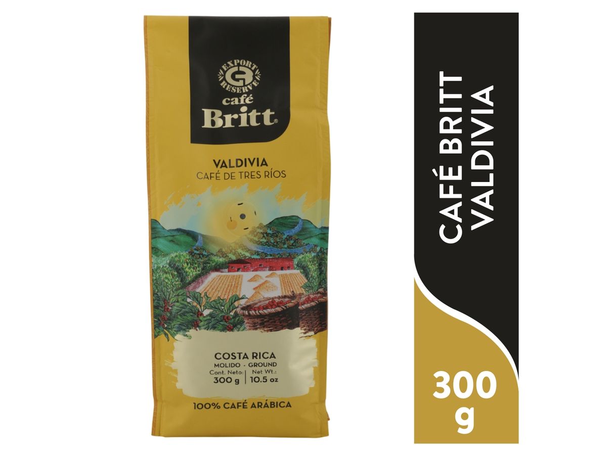 Cafe Britt Valdivia Molido 300 Gr