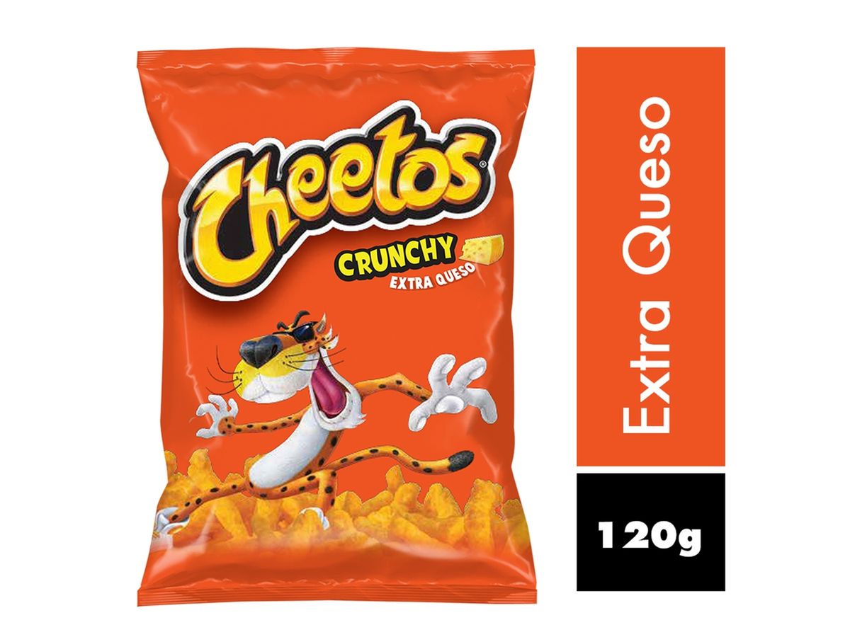 Snack Cheetos Crunchy Extra Queso - 120 g