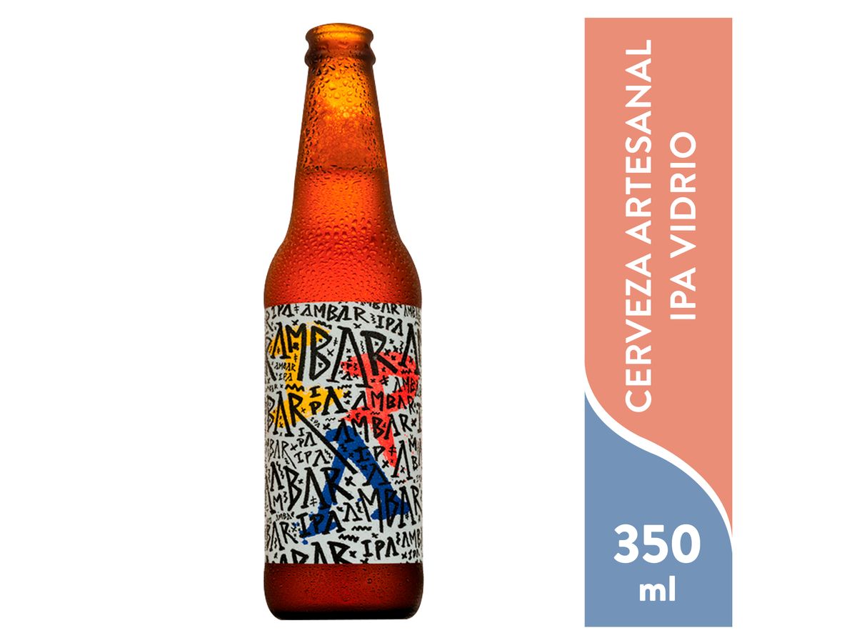 Cerveza Ambar premium botella - 350 ml