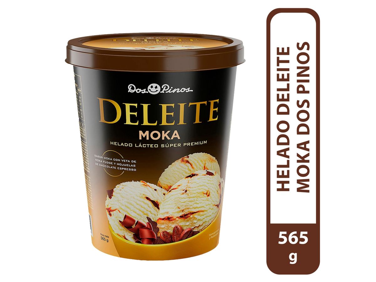 Helado Dos Pinos Deleite moka - 565 g
