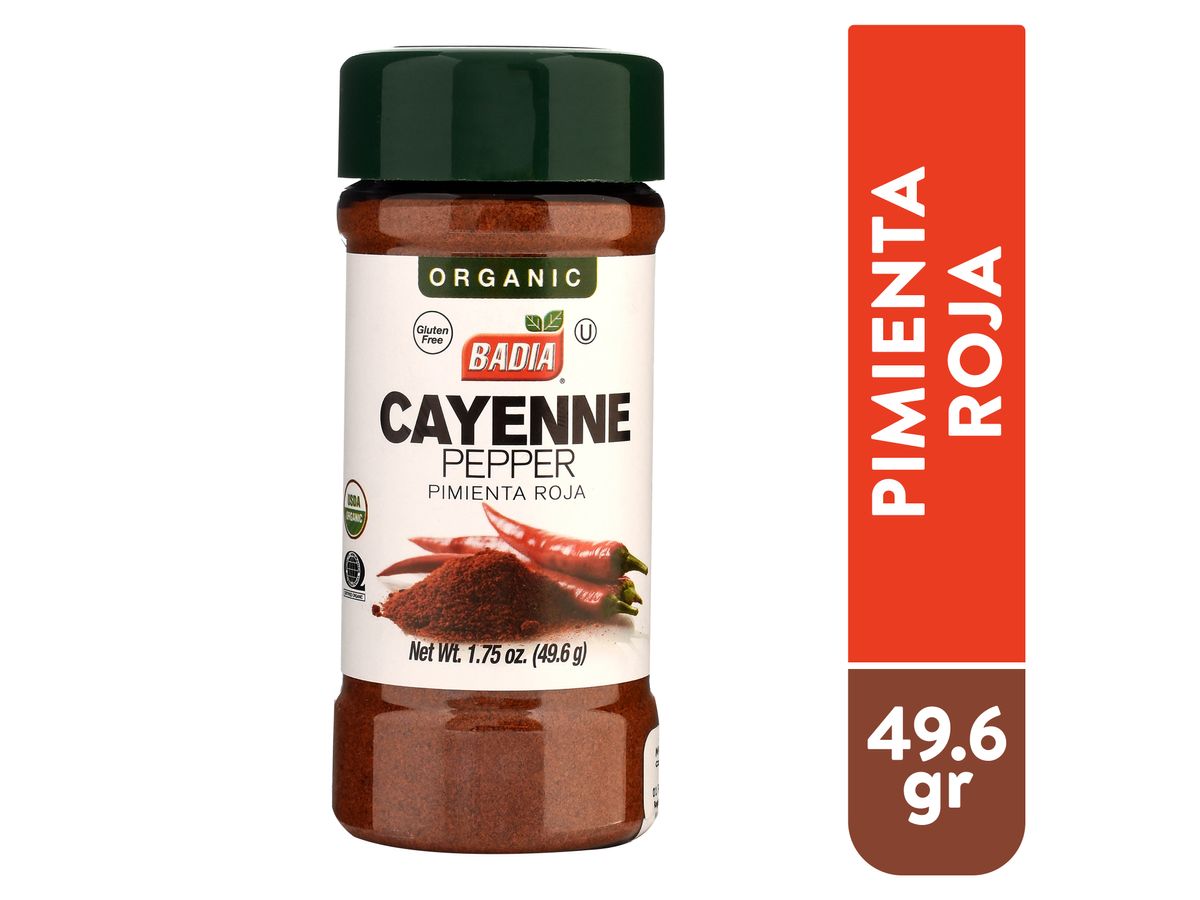 Pimienta Badia roja orgánica en polvo - 49 g