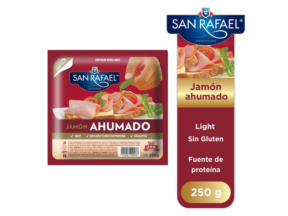 Jamón San Rafael ahumado - 250 g