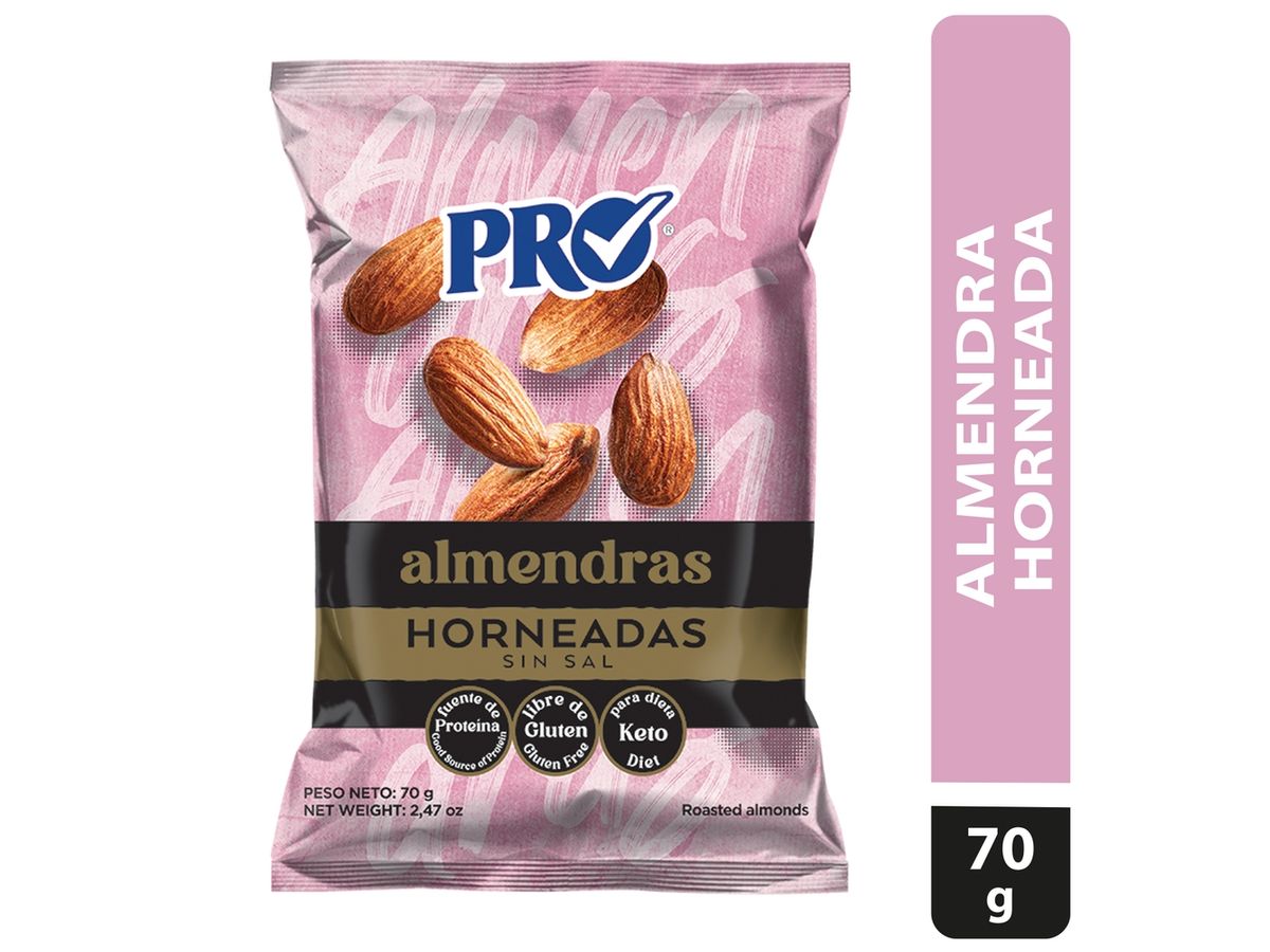 Semillas Pro Almendras Horneadas - 70 g