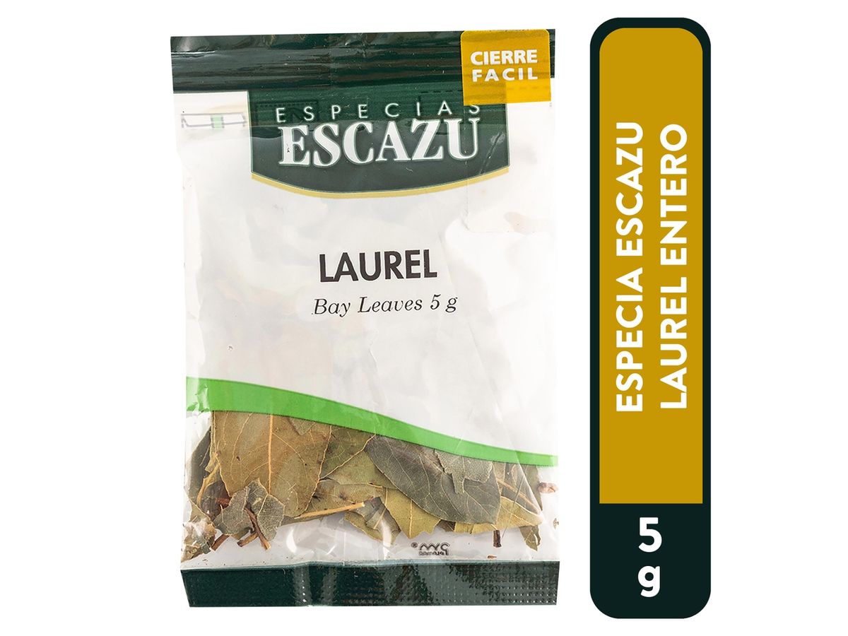 Laurel Especias Escazú hojas enteras - 5 g
