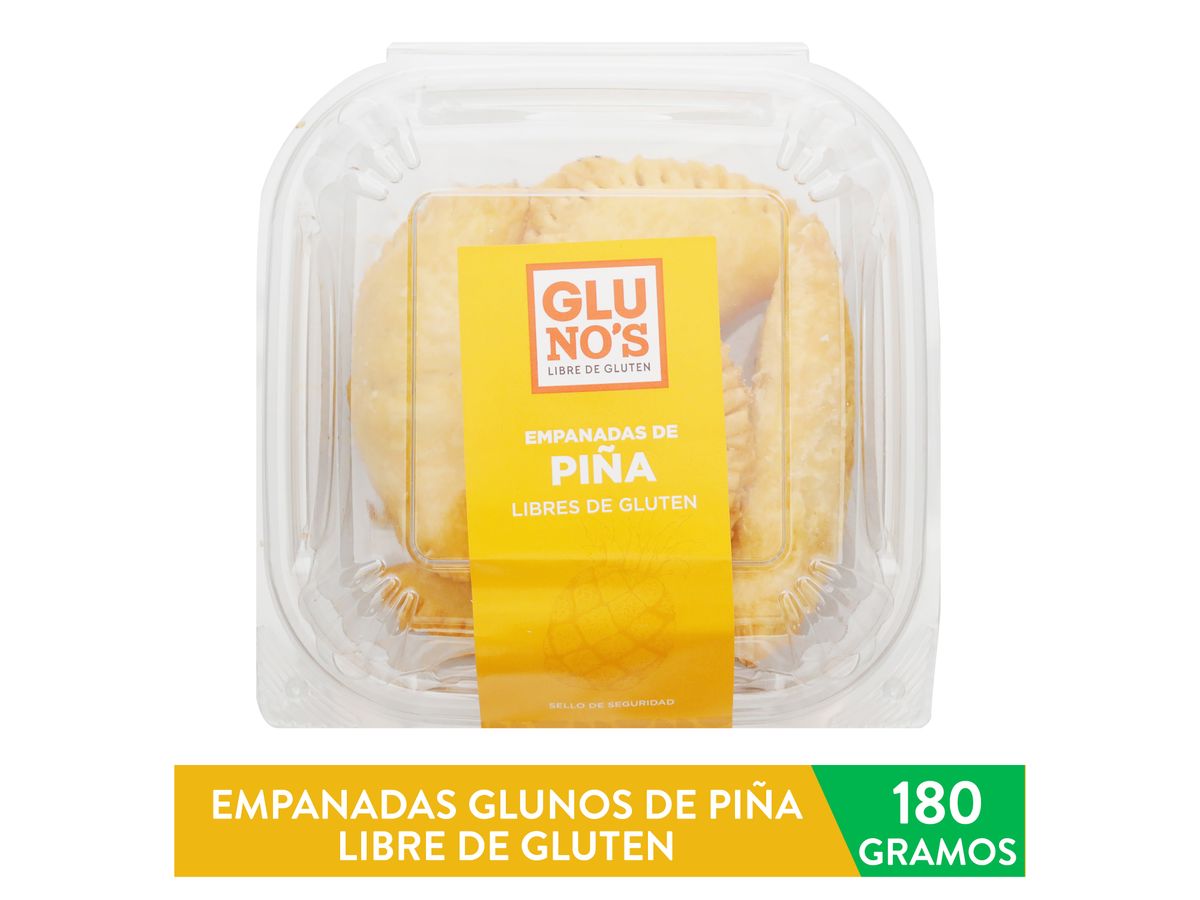 Empanadas de piña Gluno's libres de gluten - 180 g