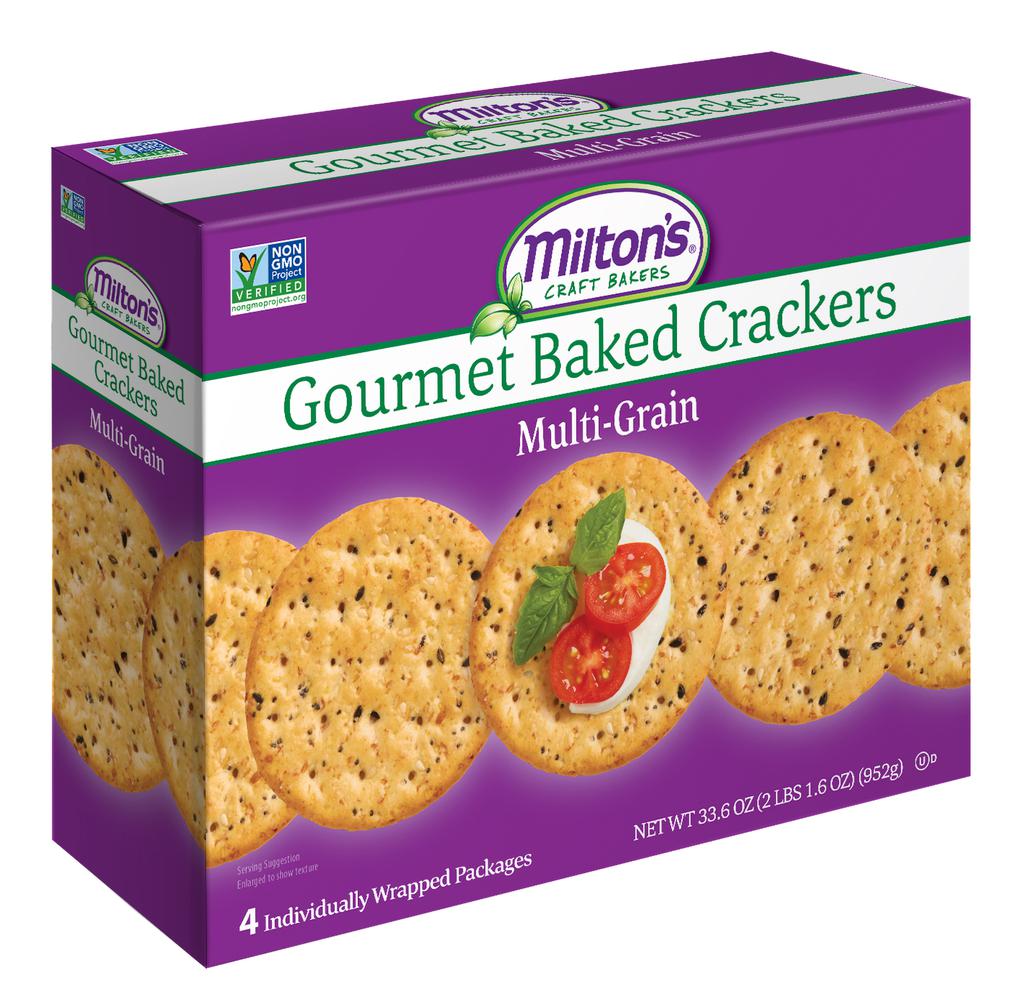 Milton's Galletas Multigrano 4 Unidades / 238 g / 8.4 oz