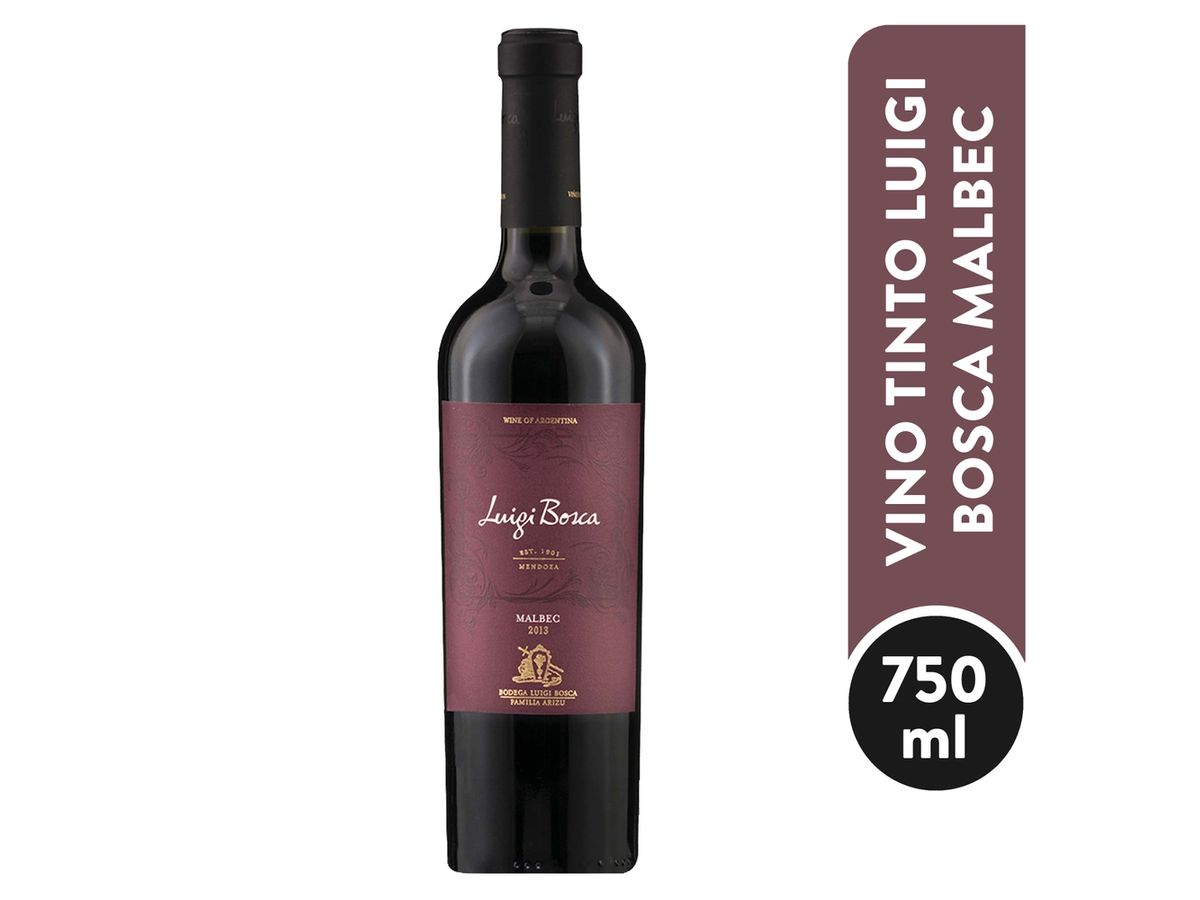 Vino Tinto Luigi Bosca Malbec - 750 ml