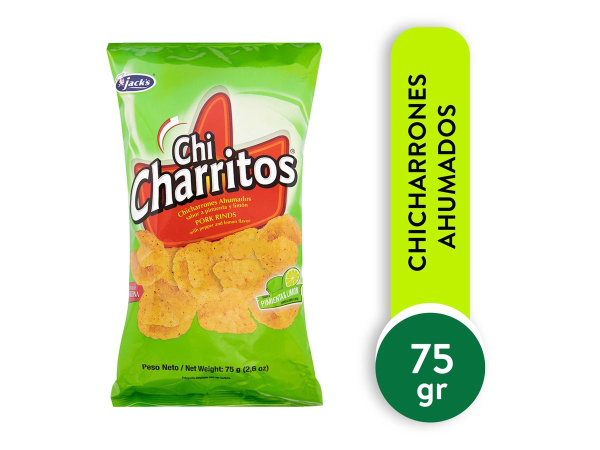 Snack Jack's chicharritos pimienta y limón - 75 g