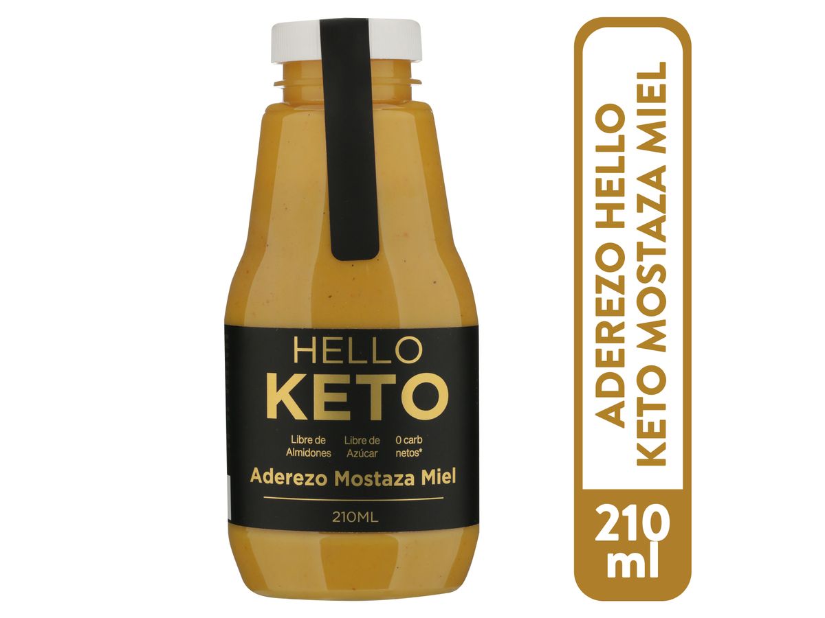 Aderezo Hello Ketto moztaza miel - 210 g
