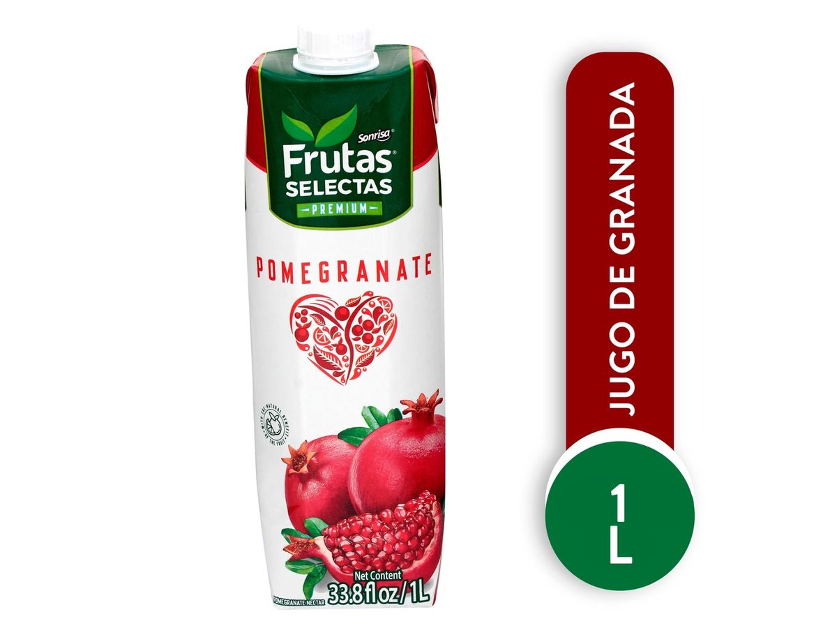 Jugo de granada Frutas Selectas 100% natural - 1 L