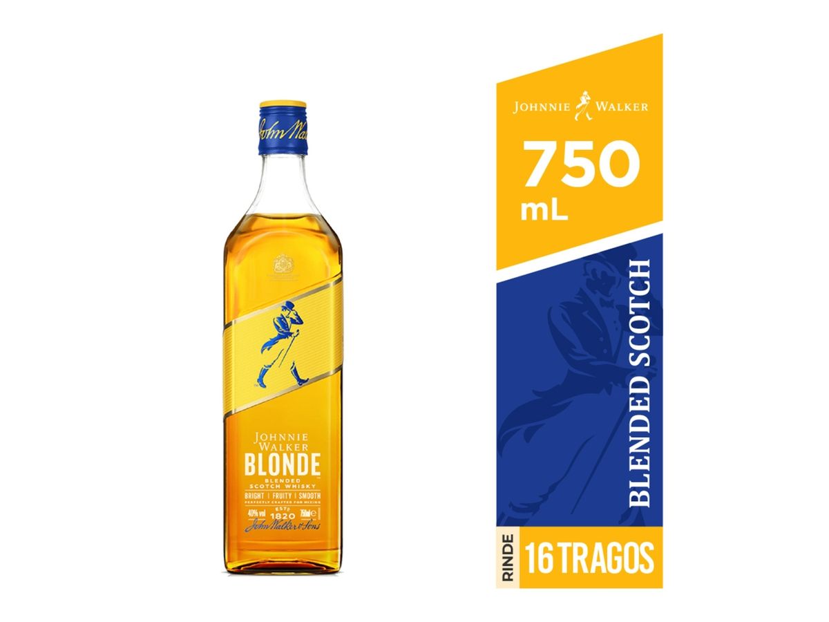 Whisky Blonde Johnnie Walker, Blended Scotch - 700ml