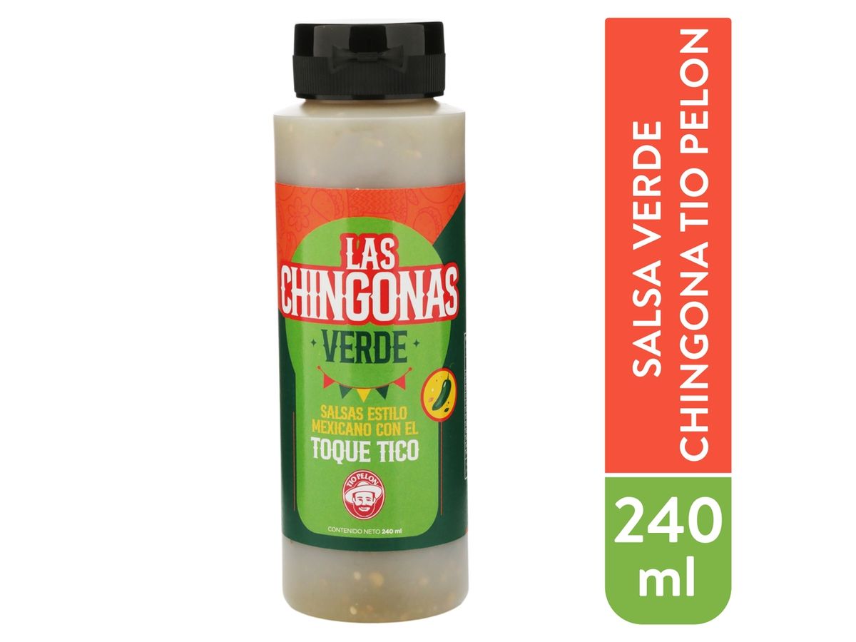 Papas y Frituras Tio Pelon Salsa Verde Chingona Tio Pelon 240ml