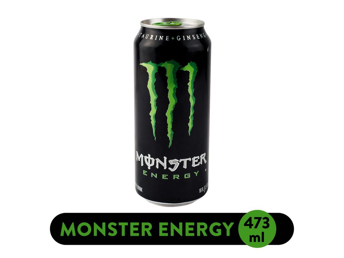 Bebida energética Monster original en lata - 473 ml